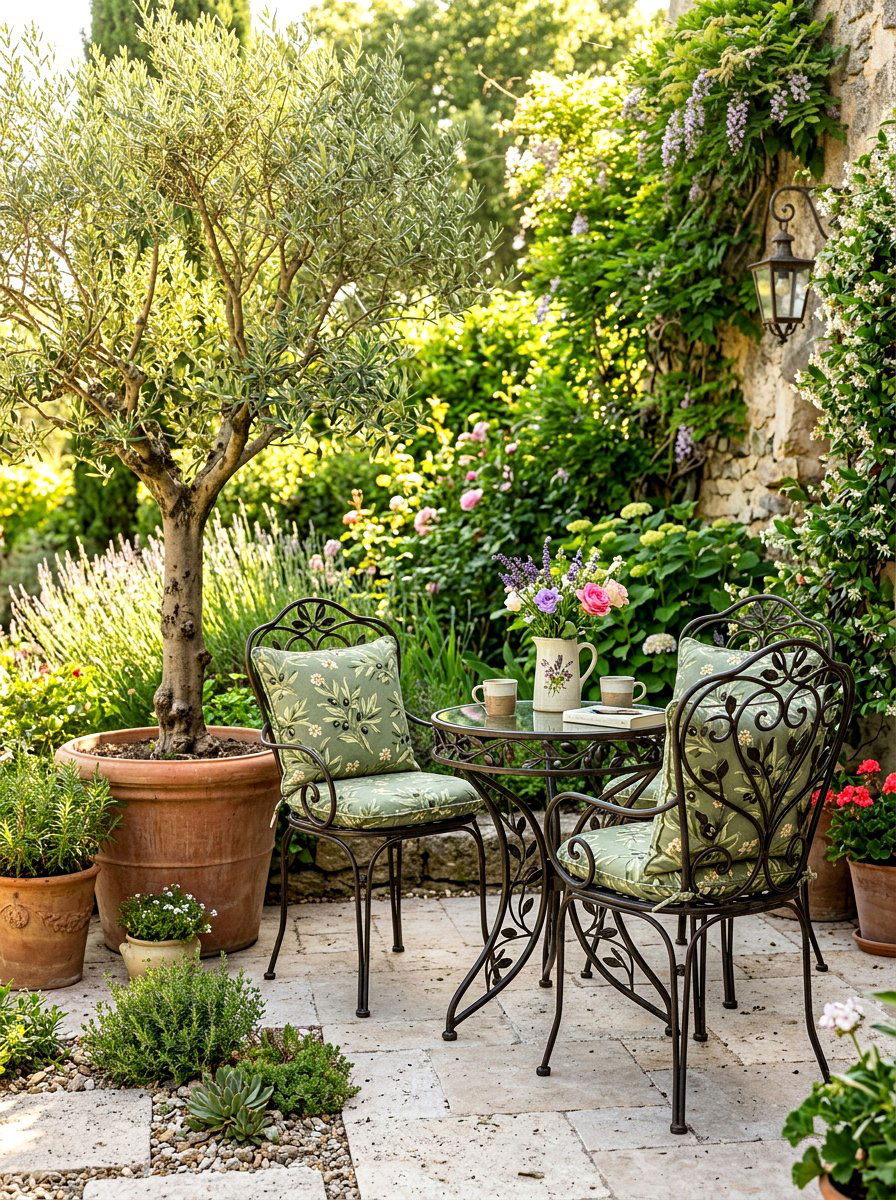 Wrought Iron Furniture Olive Tree - 30 olive tree patio ideas