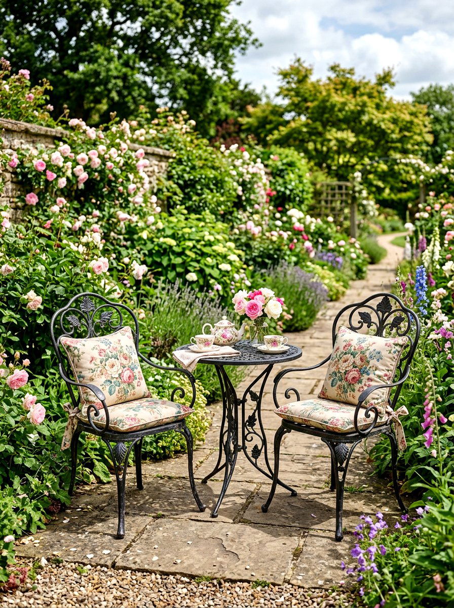 Wrought Iron Garden Chair - 30 outdoor lounge chair ideas