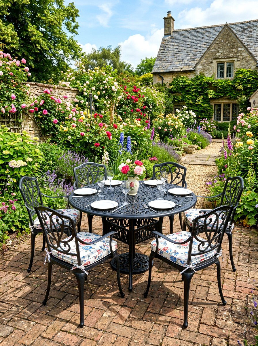 Wrought Iron Patio Furniture - 30 summer patio hosting ideas