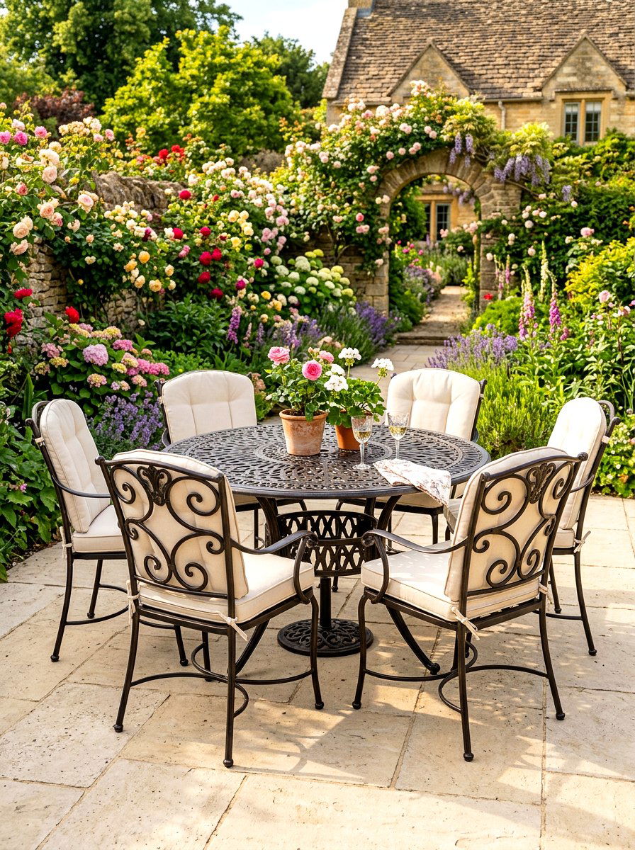Wrought Iron Patio Furniture - 30 wine country patio ideas