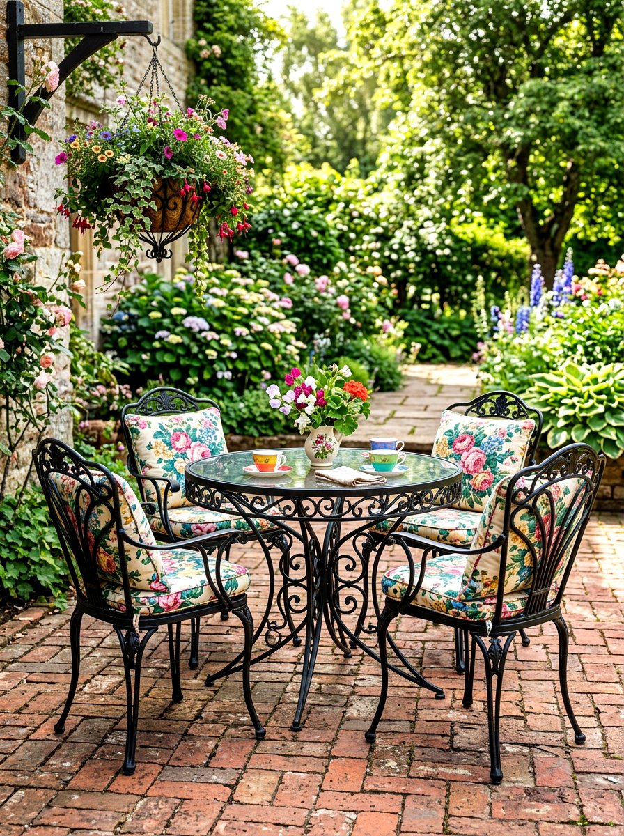 Wrought Iron Patio Set - 30 garden furniture ideas