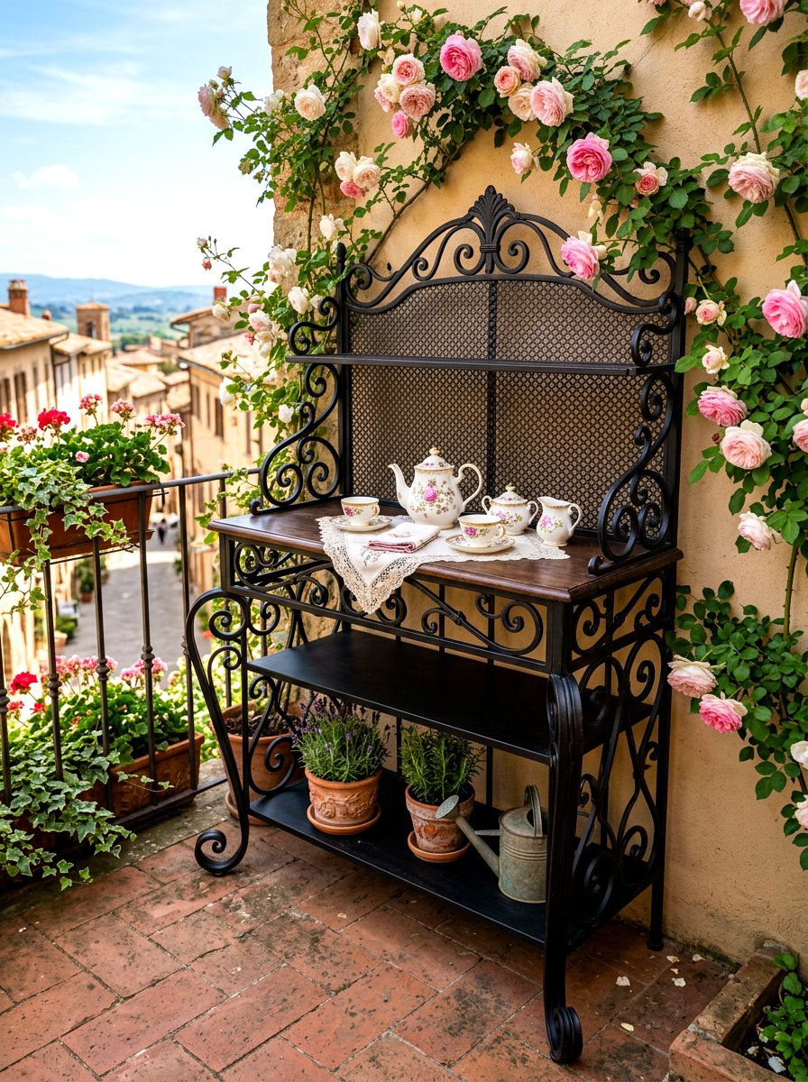 Wrought Iron Patio Sideboard - 30 outdoor sideboard ideas