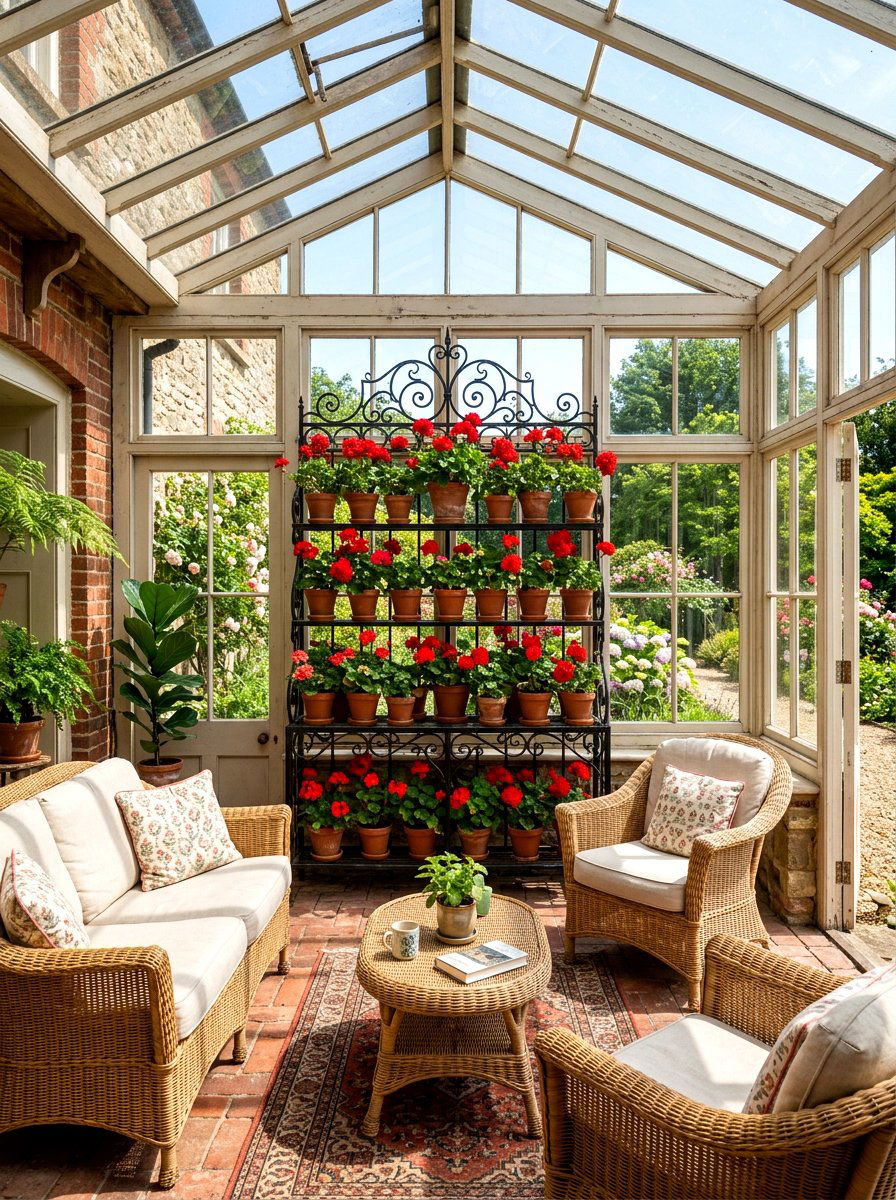 Wrought Iron Window Rack - 30 plant shelf window ideas