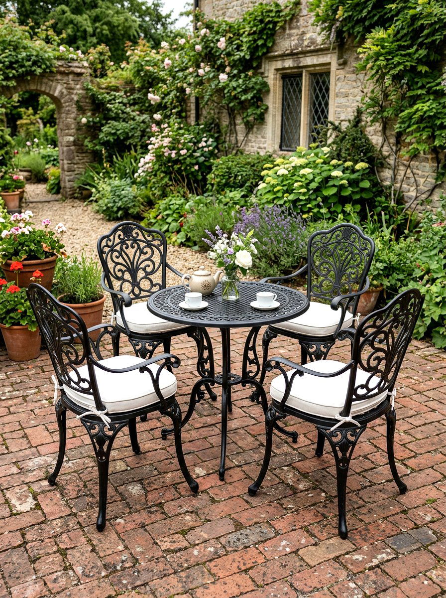 Wrought iron furniture - 30 patio furniture ideas
