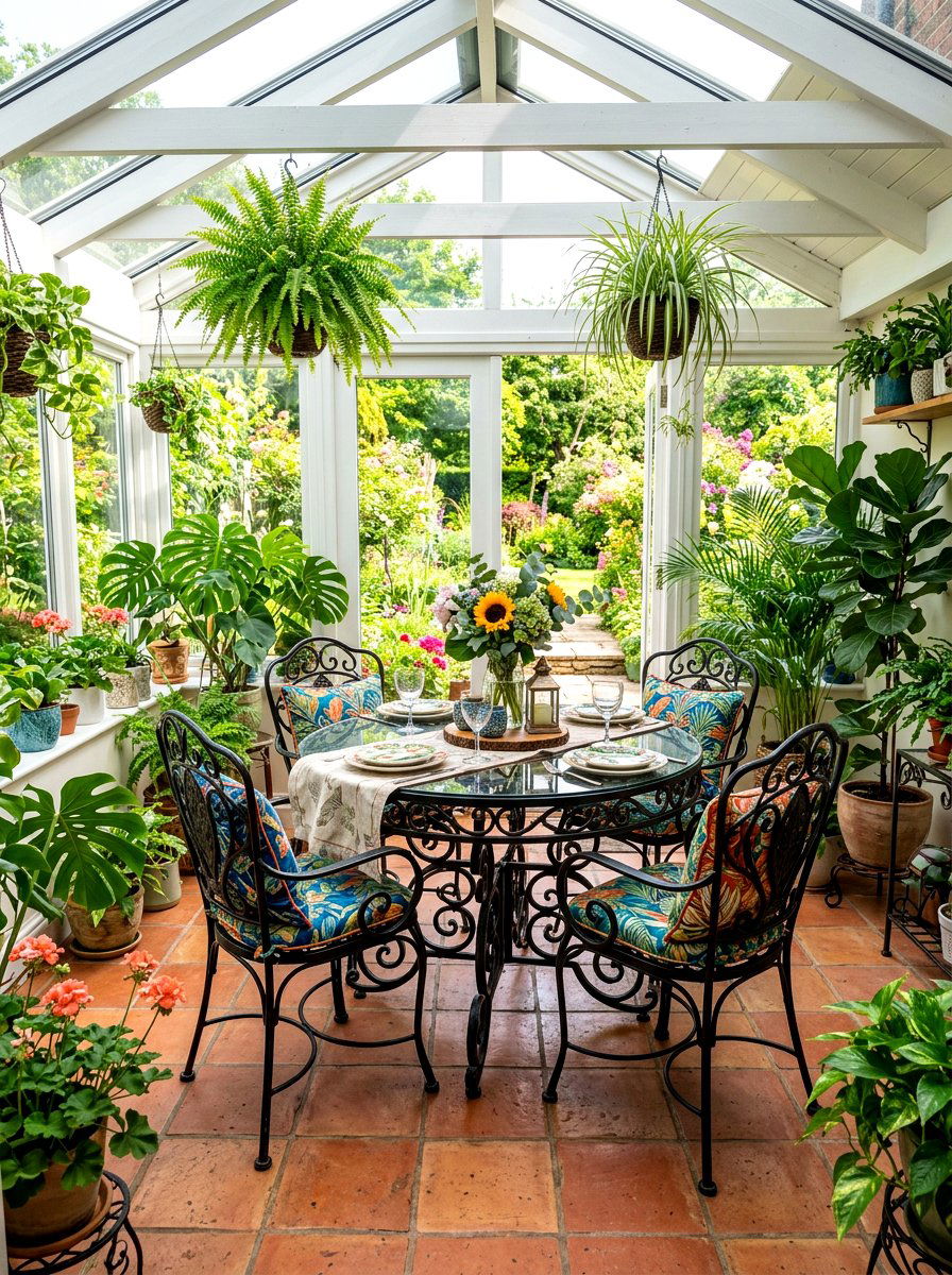 Wrought iron patio furniture - 30 Paris cafe dining room ideas