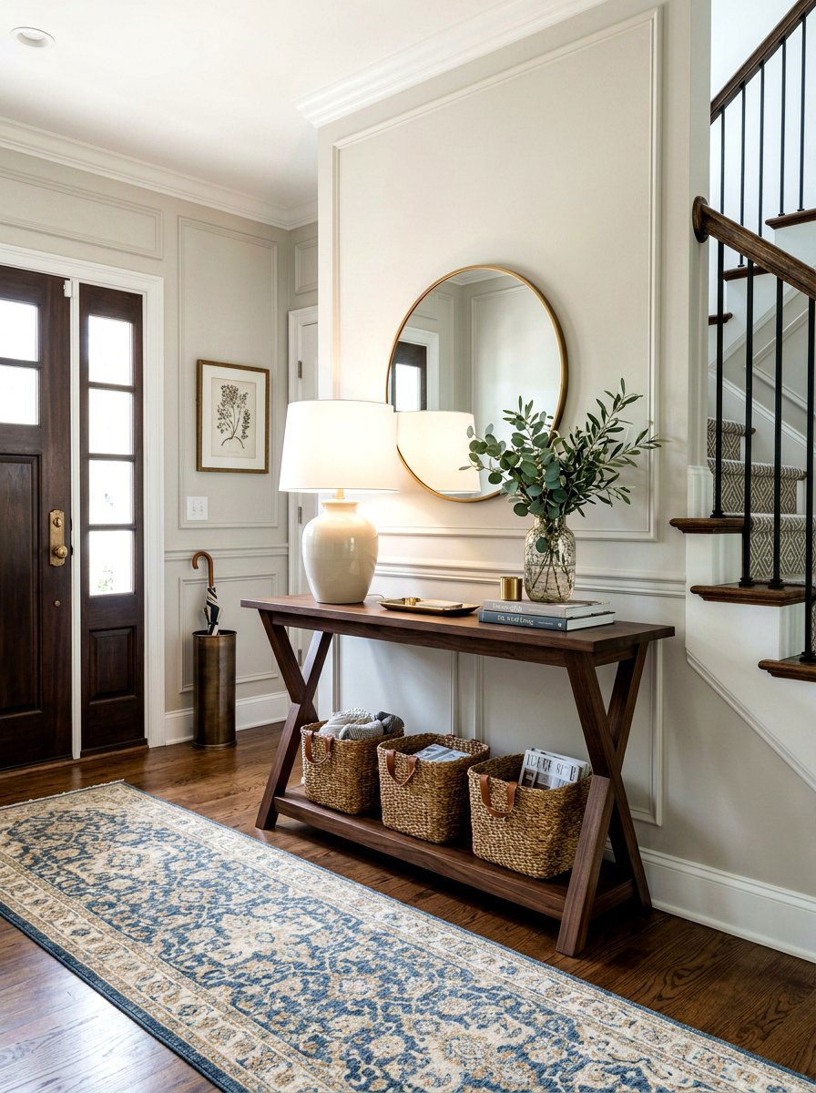 X Base Console - 30 small foyer table ideas