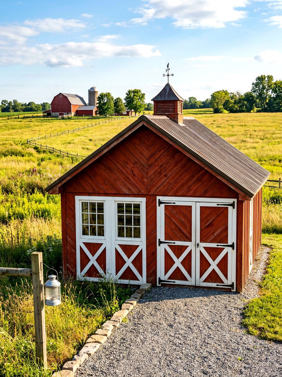 X Brace Window Trim - 30 shed window trim ideas