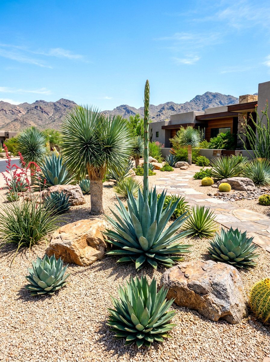 Xeriscape Garden - 30 Pinterest backyard makeover ideas