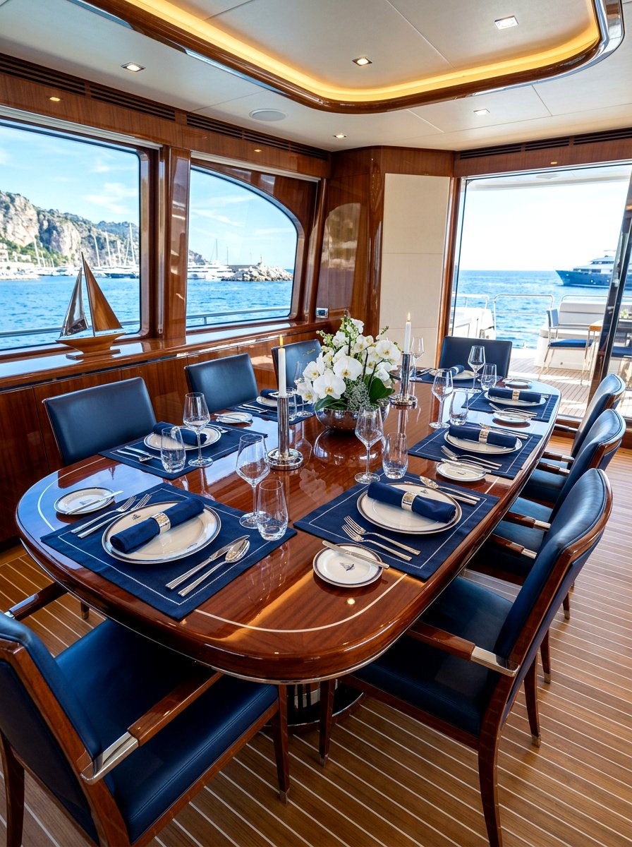 Yacht Style Dining Table - 30 seafood dinner table ideas aesthetic