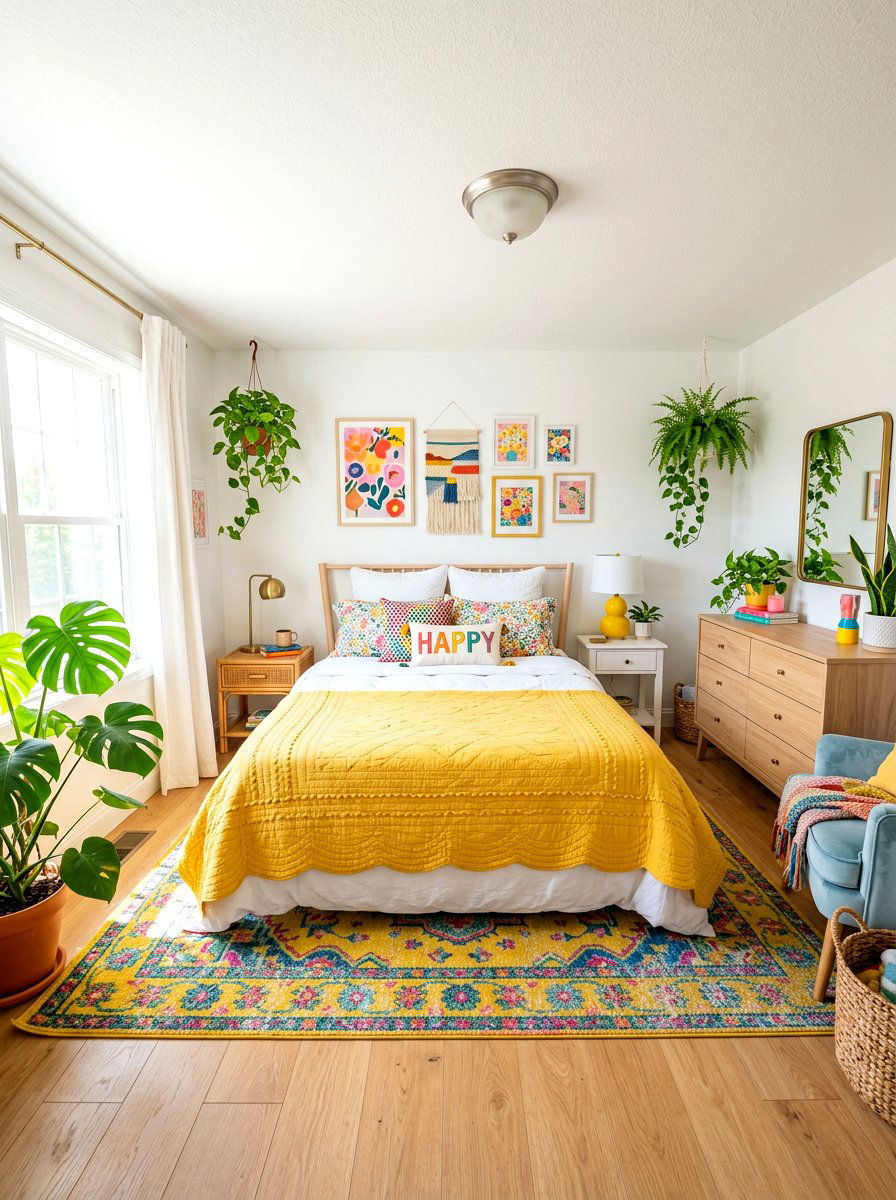 Yellow Scalloped Quilt - 30 scalloped bedding ideas
