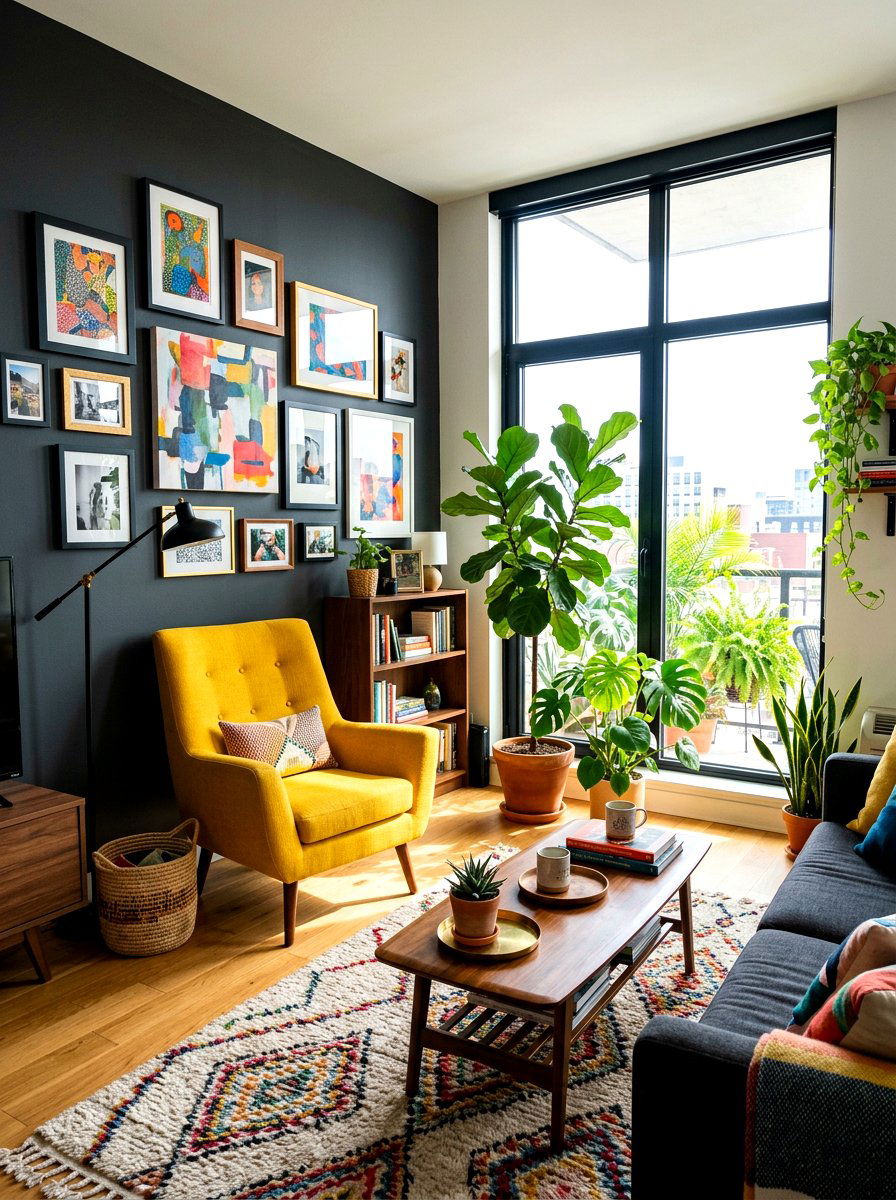 Yellow accent chair - 30 statement armchair ideas