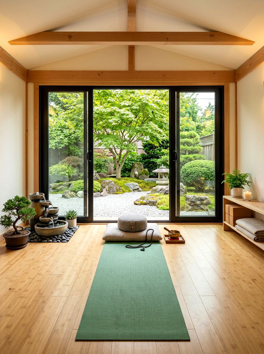 Yoga Meditation Garden Shed - 30 garden studio shed ideas