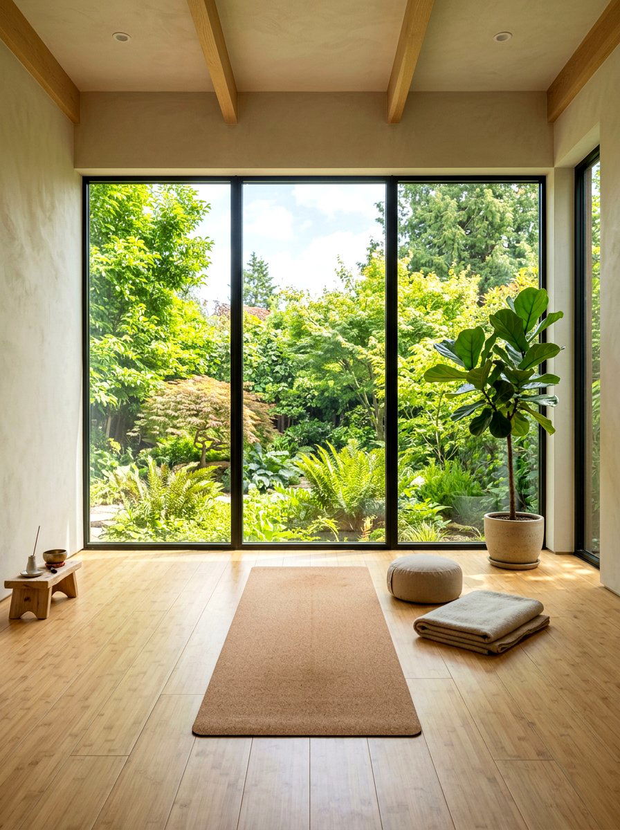 Yoga Meditation Space - 30 Japandi decor ideas