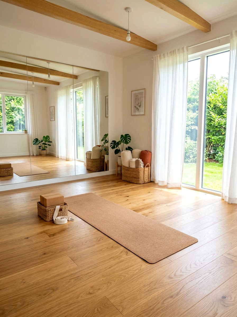 Yoga Practice Area - 30 digital detox room ideas