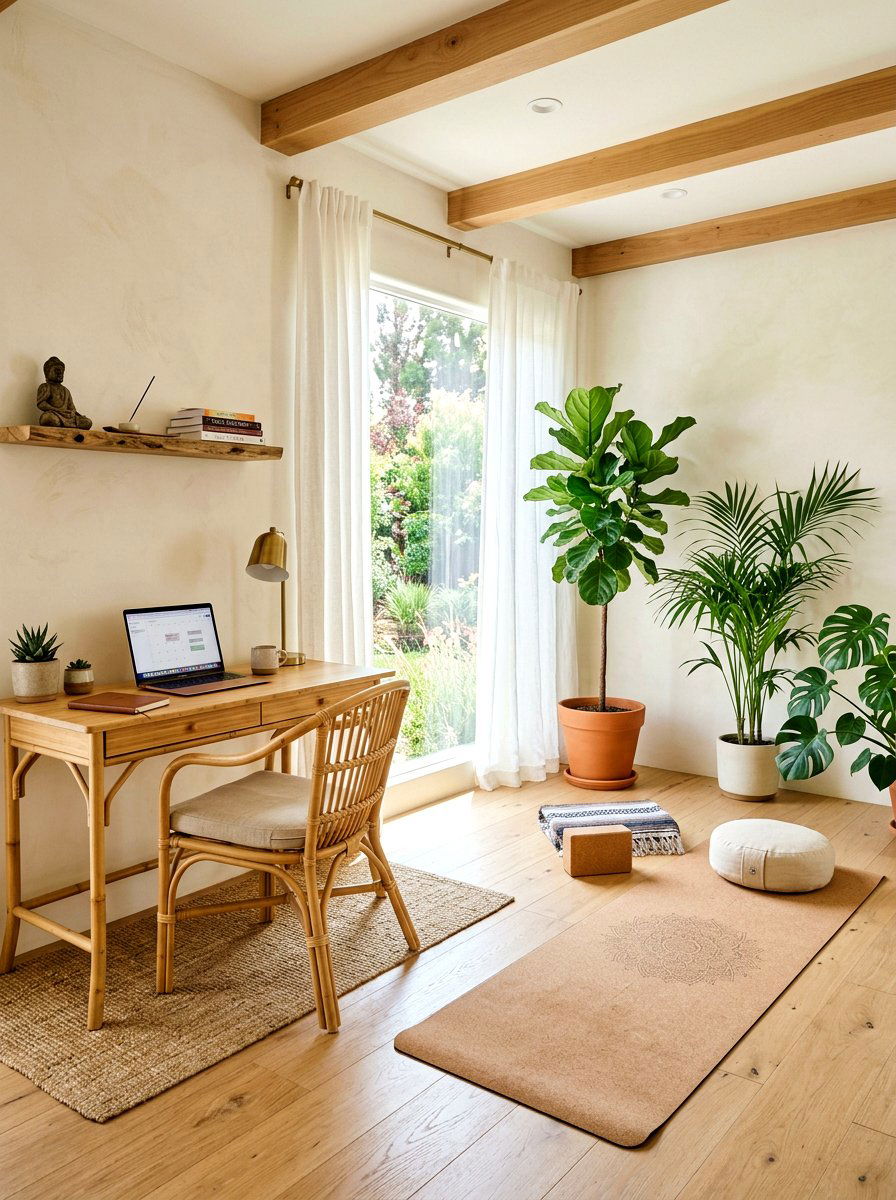 Yoga Studio Office - 30 flex room office ideas