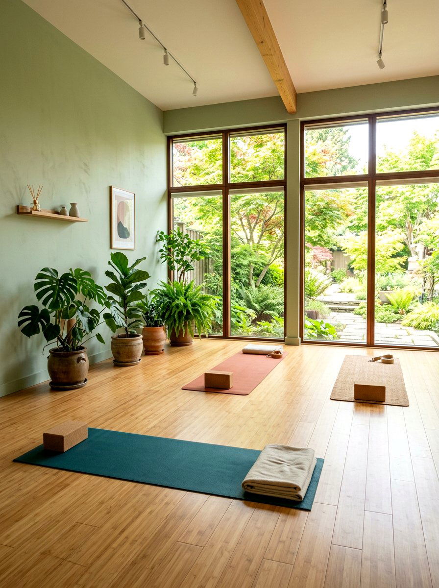 Yoga room - 30 home gym ideas