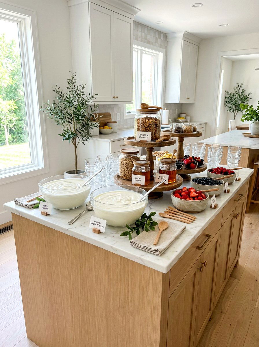 Yogurt Parfait Buffet - 30 breakfast buffet ideas