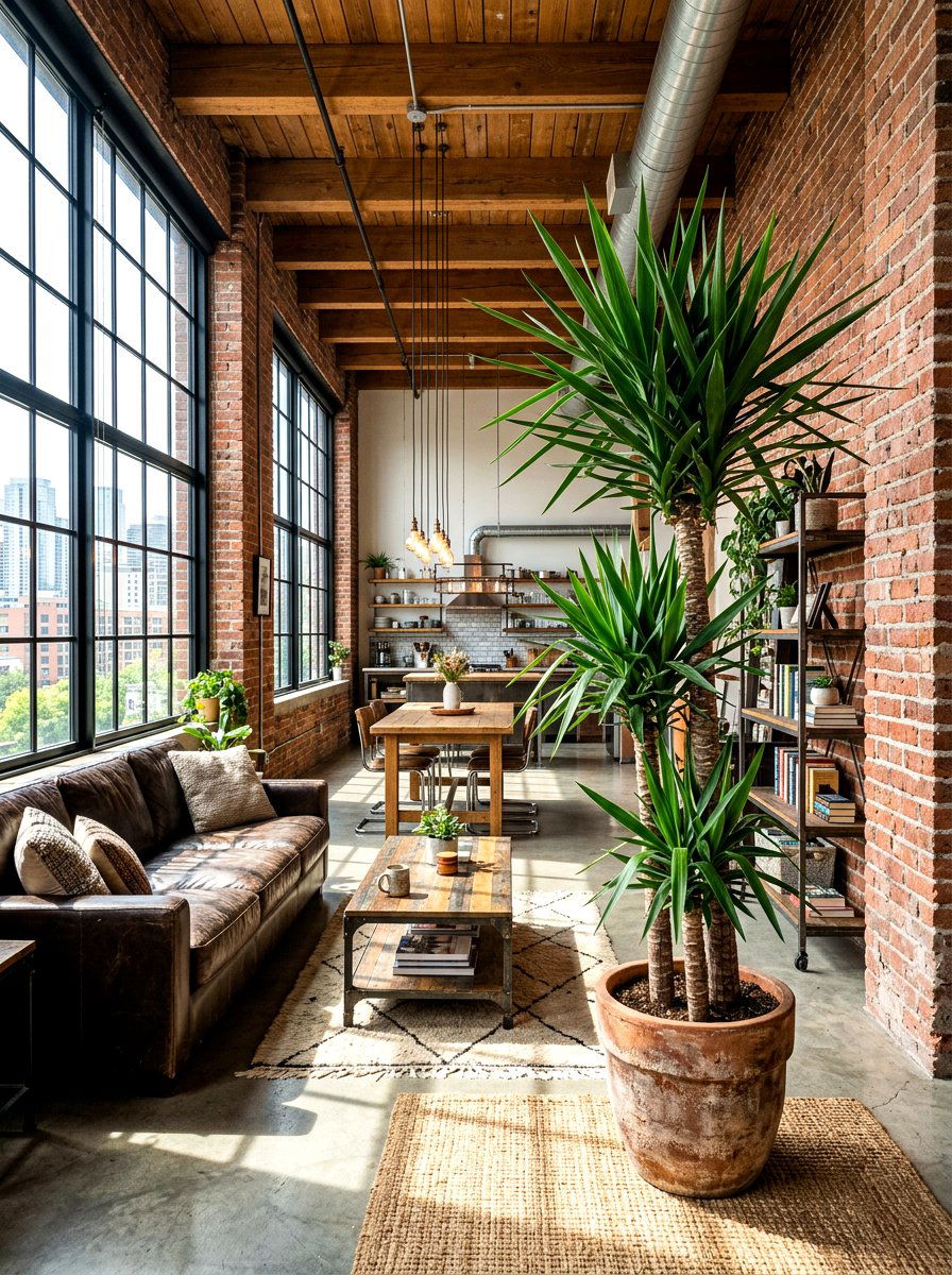 Yucca Cane - 30 tropical indoor plant ideas