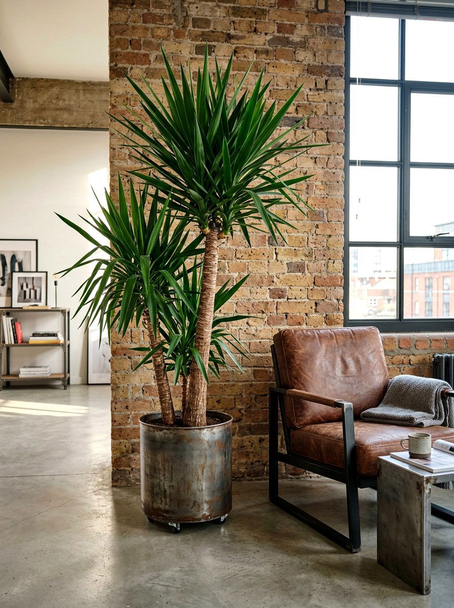 Yucca Plant Floor Decor - 30 corner plant living room ideas