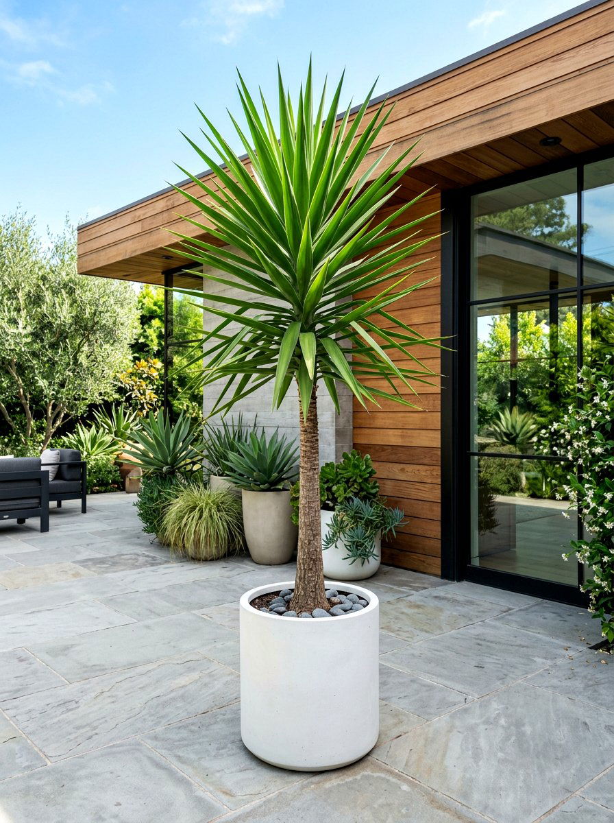 Yucca Plant - 30 drought friendly backyard ideas
