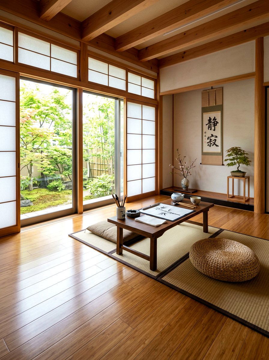 Zen Art Studio - 30 art shed ideas