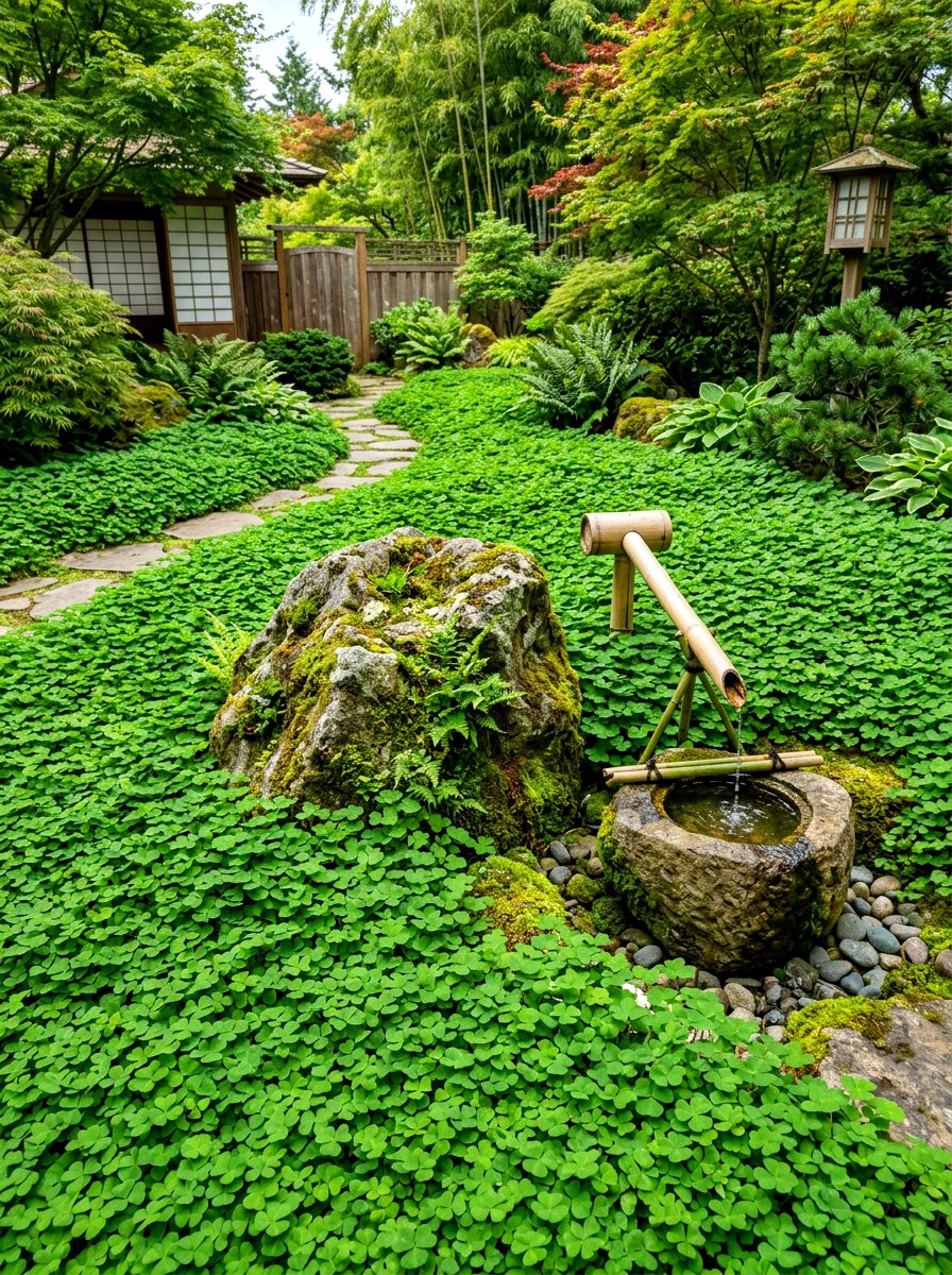 Zen Backyard Clover - 30 clover lawn backyard ideas aesthetic