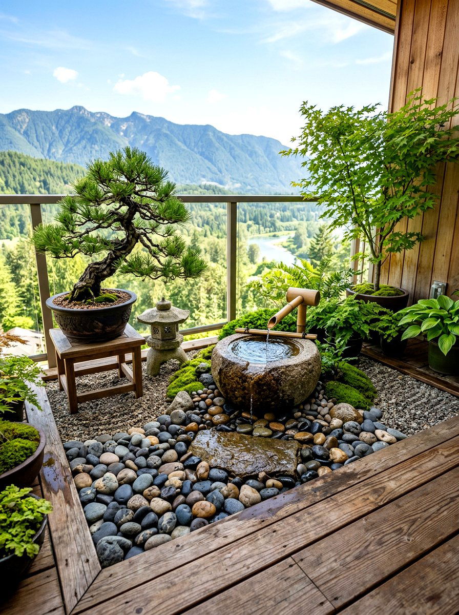 Zen Balcony Garden - 30 urban balcony ideas