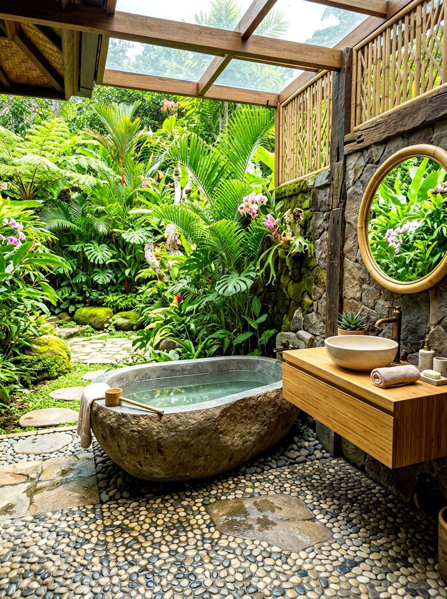 Zen Bathroom - 30 Japandi decor ideas