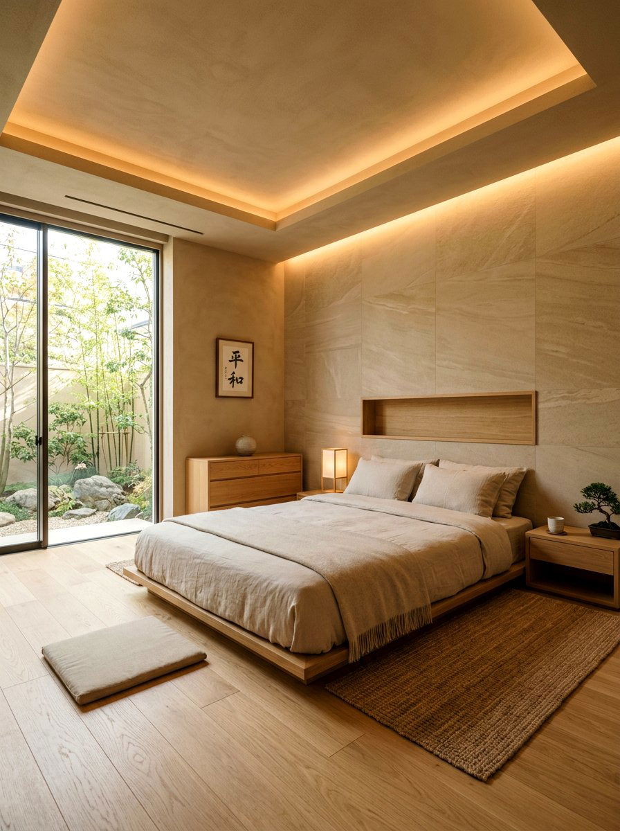 Zen Beige Bedroom - 30 tonal beige bedroom ideas