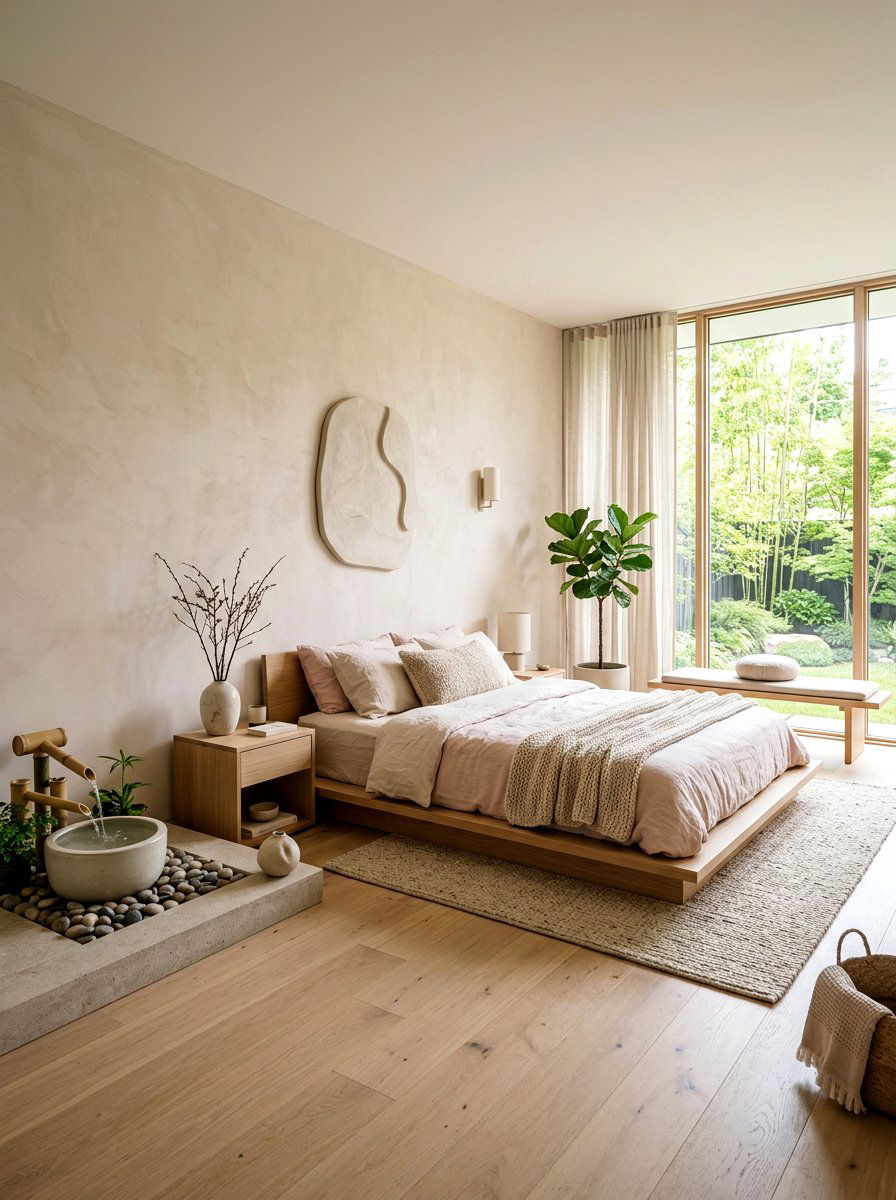 Zen Blush Bedroom - 30 blush and beige bedroom ideas