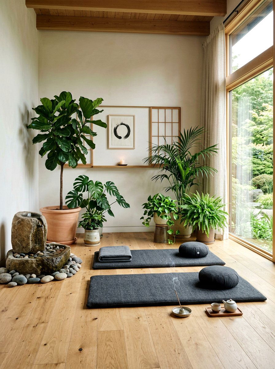 Zen Den Meditation Space - 30 den decorating ideas