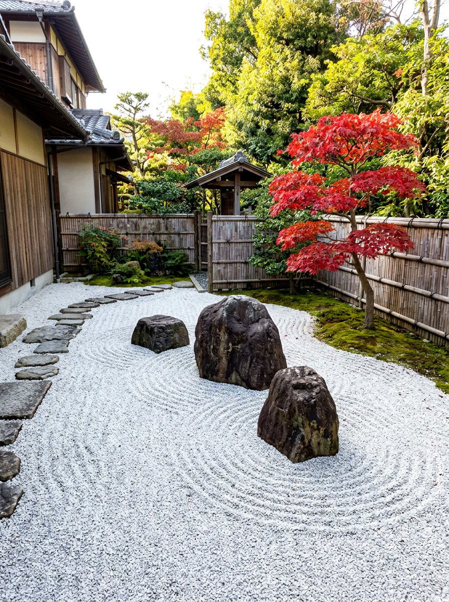 Zen Garden - 30 side yard garden ideas