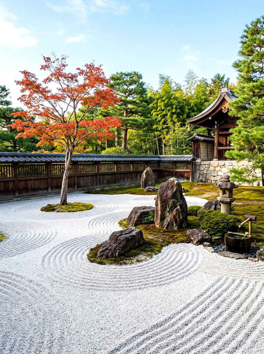 Zen Garden - 30 low water backyard ideas