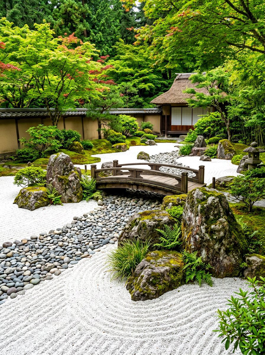Zen Garden - 30 garden decor ideas