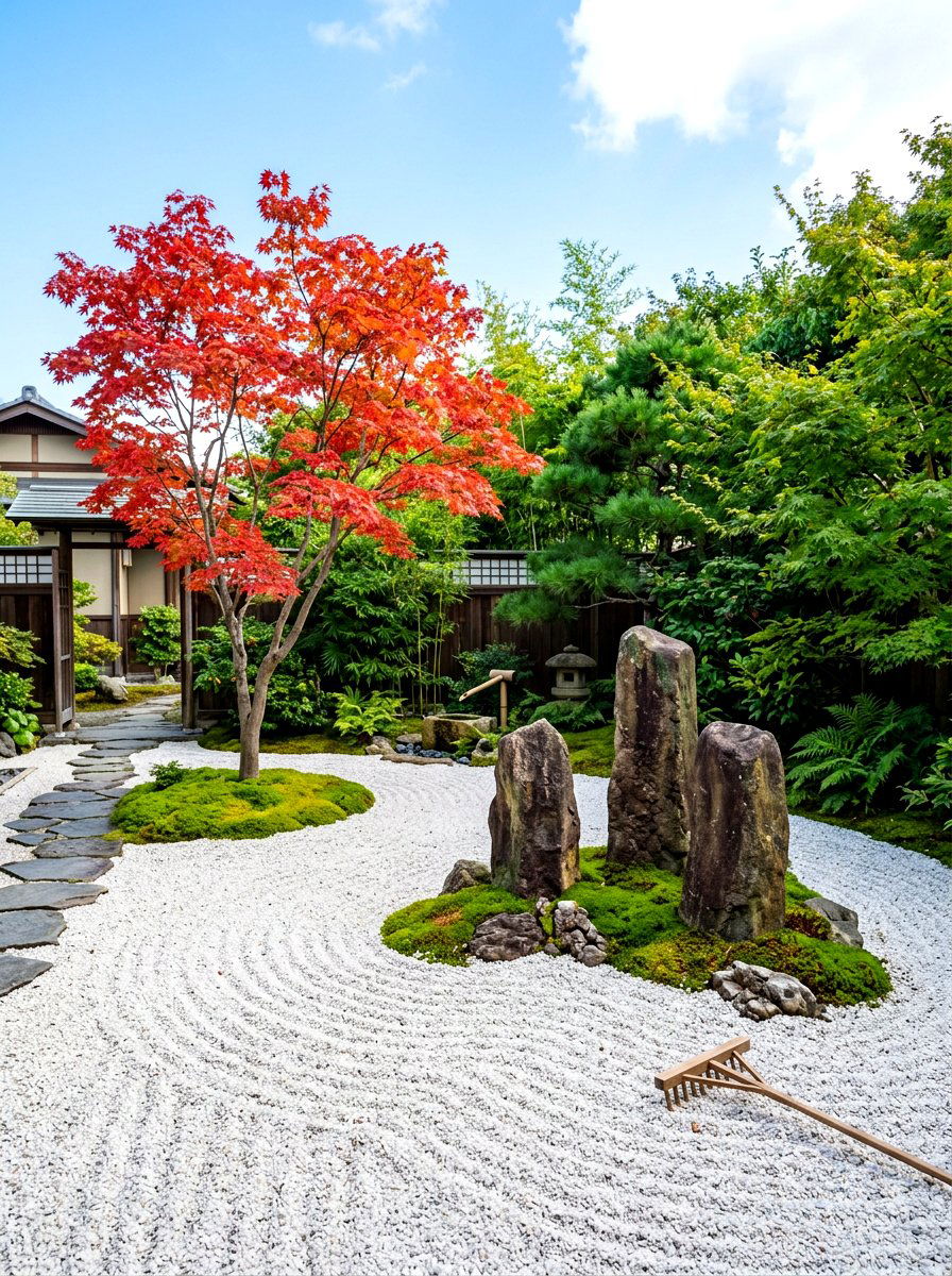 Zen Garden Backyard - 30 naturalistic backyard ideas