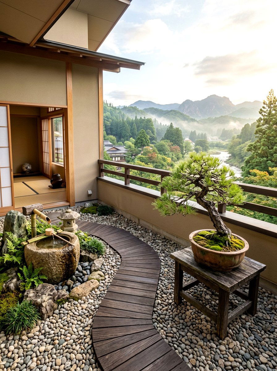 Zen Garden Balcony - 30 condo balcony garden ideas