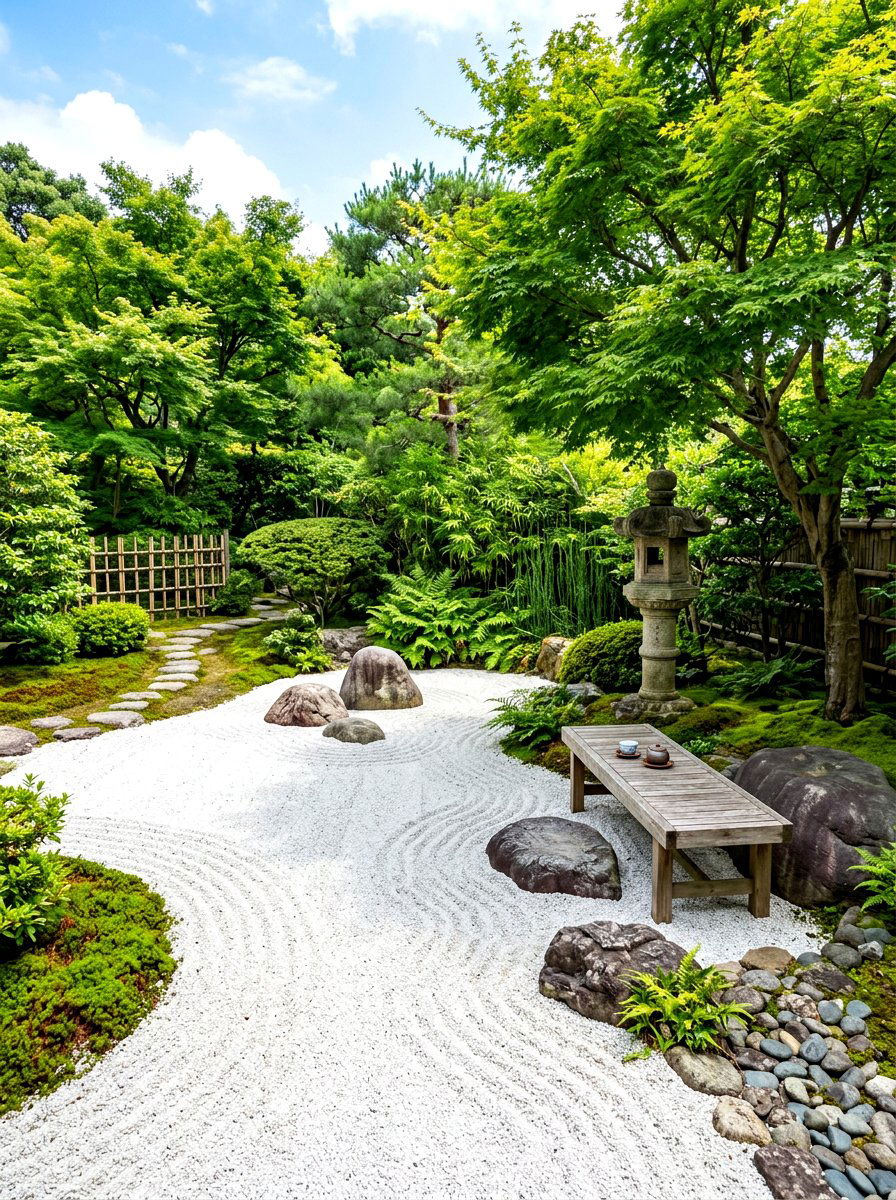 Zen Garden Decomposed Granite Seating Area - 30 decomposed granite patio ideas