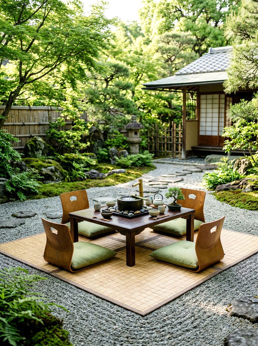 Zen Garden Dining - 30 patio brunch setup ideas
