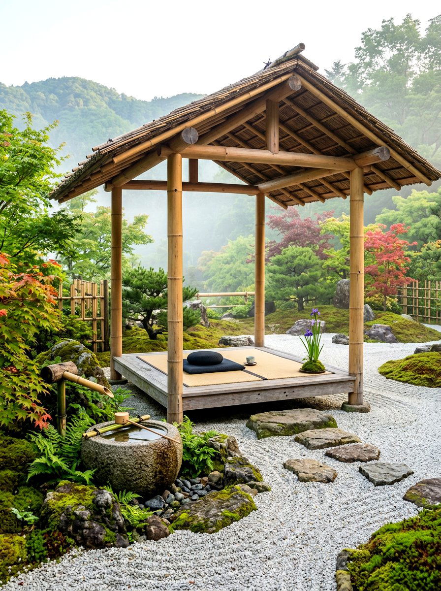 Zen Garden Gazebo - 30 gazebo decorating ideas