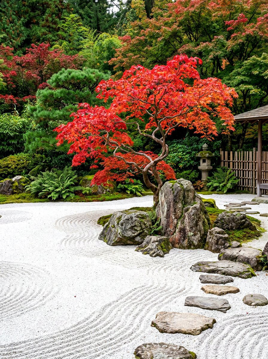 Zen Garden Landscape - 30 small front yard ideas