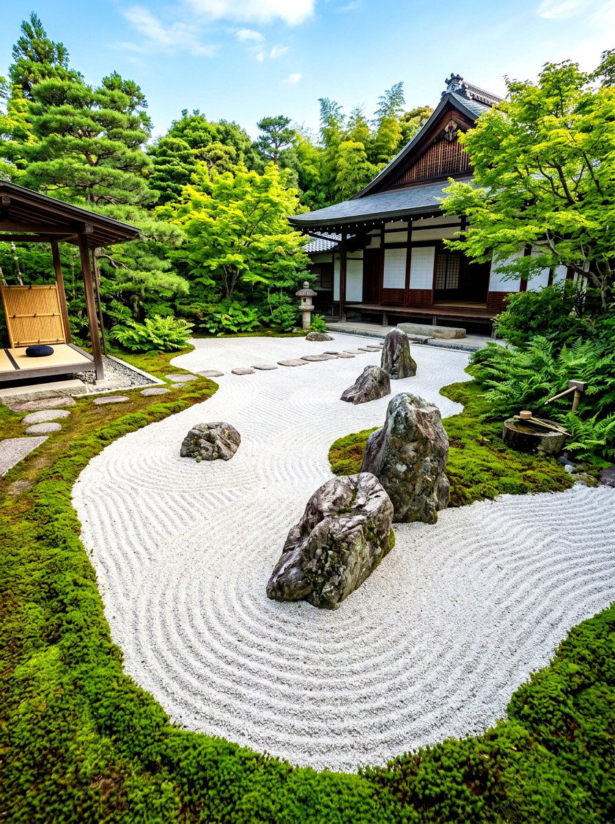 Zen Garden Meditation - 30 outdoor meditation corner ideas