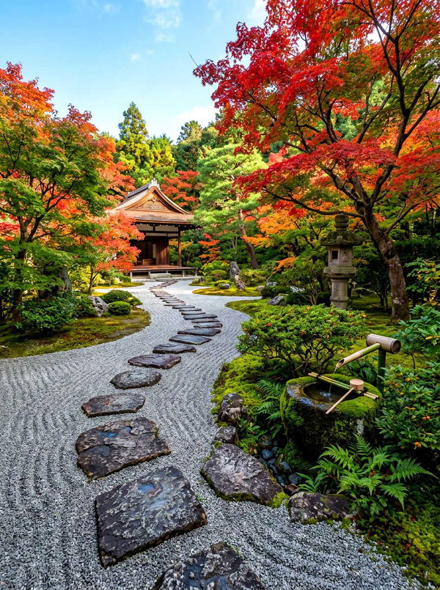 Zen Garden Path - 30 stone walkway ideas