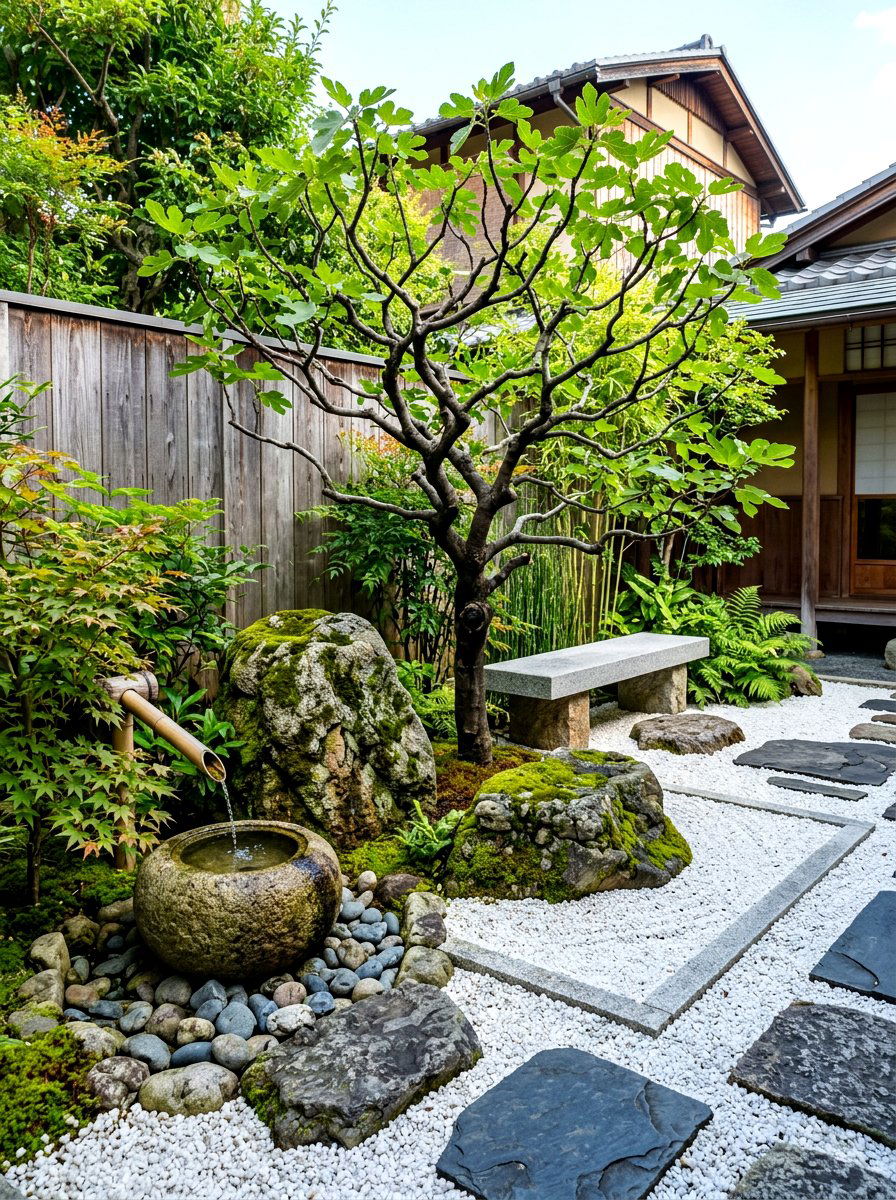 Zen Garden Patio Fig Tree - 30 fig tree patio ideas