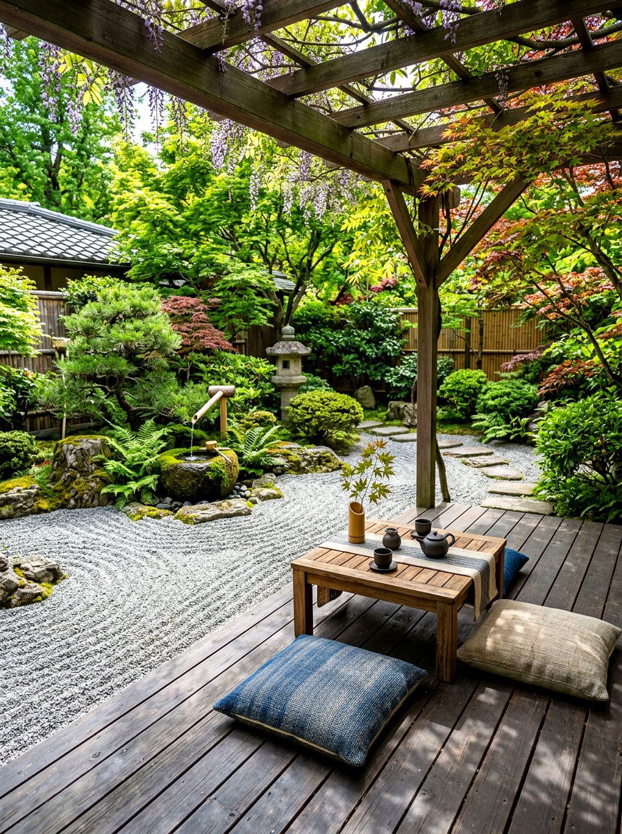 Zen Garden Patio - 30 patio dining ideas