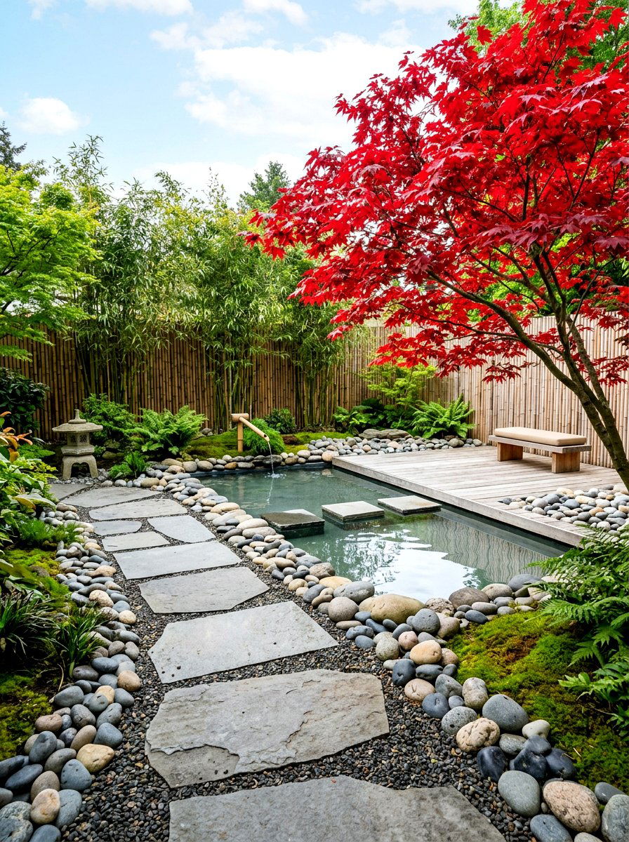 Zen Garden Pool Patio - 30 pool patio ideas