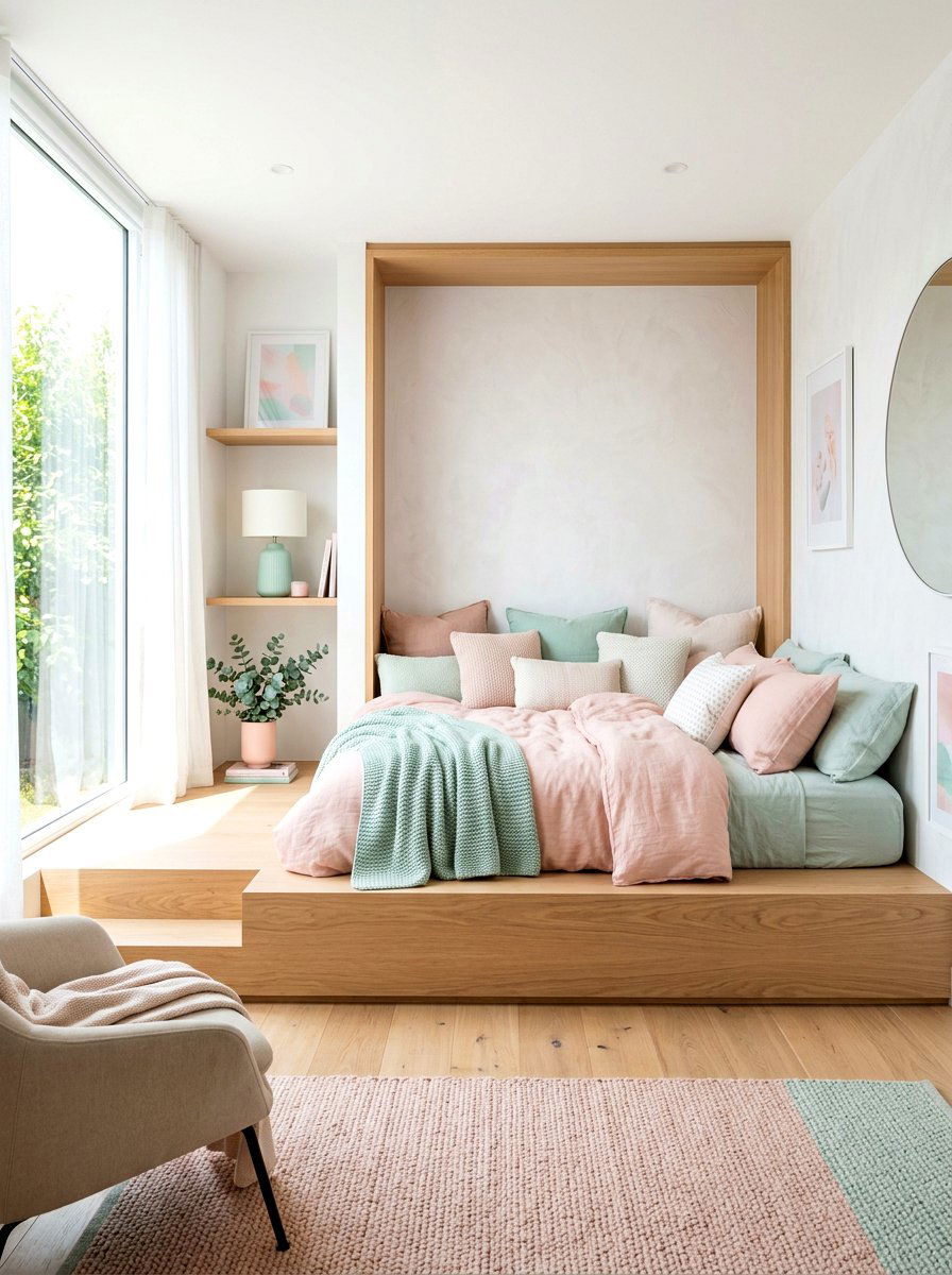 Zen Garden Recessed Lounge Area - 30 pit sofa patio ideas