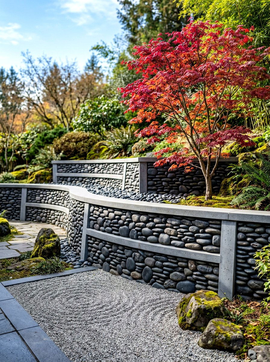 30 Retaining Wall Garden Ideas to Create Layers of Beauty