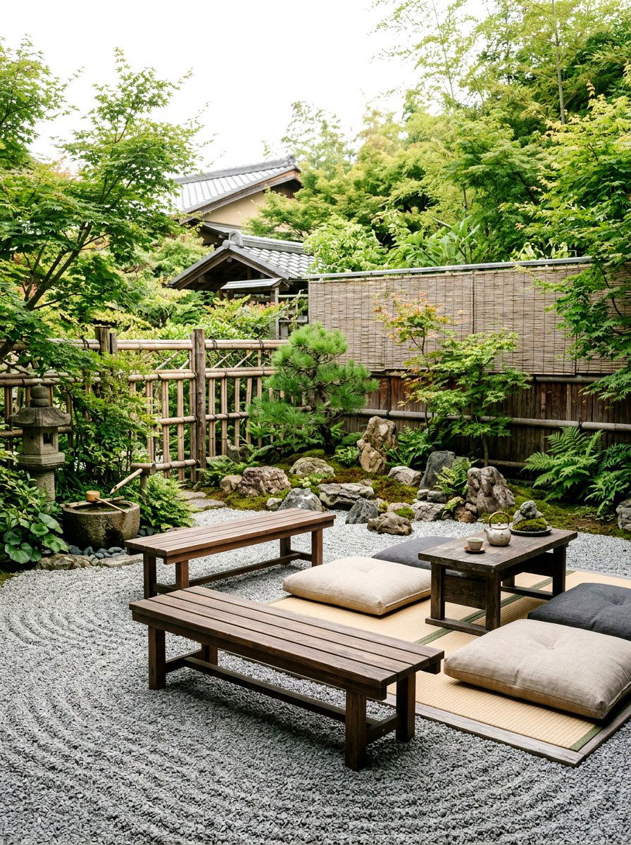 Zen Garden Seating - 30 garden lounge ideas