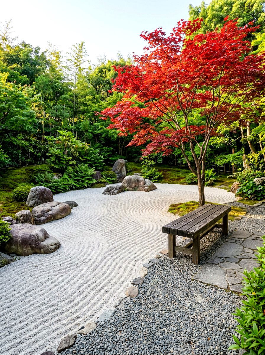 Zen Garden Space - 30 backyard makeover ideas