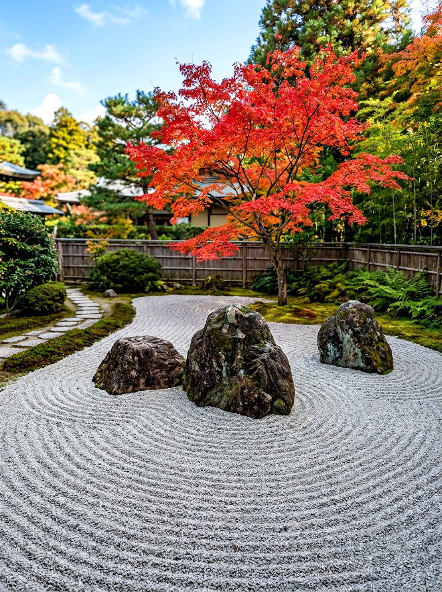 Zen Garden - 30 backyard landscaping ideas